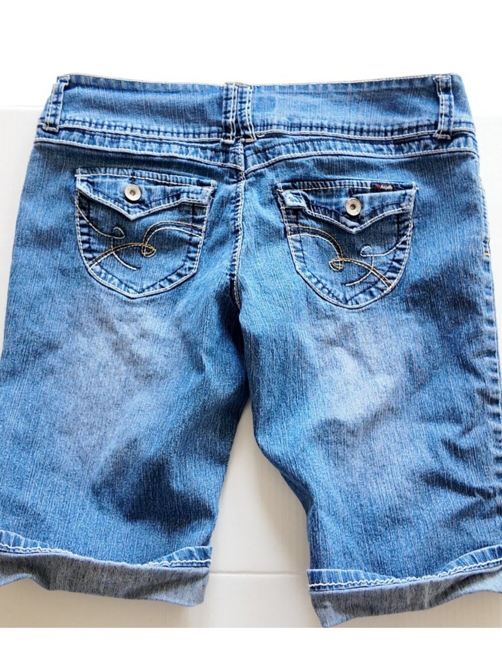 y2k angel's denim capri size 15/large